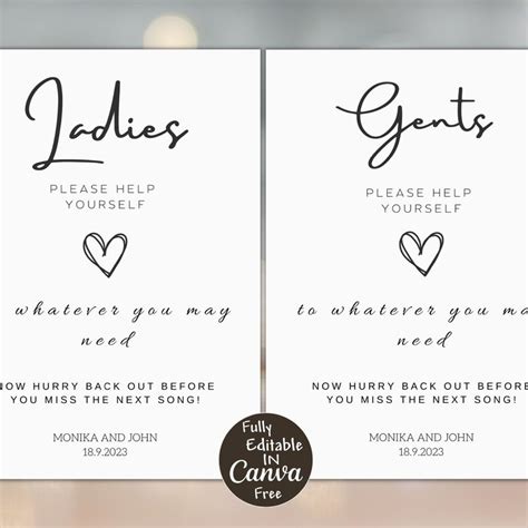 Buy Ladies Toilet Sign Gents Toilet Sign Online In India - Etsy India