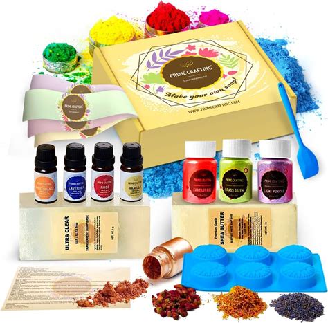 Amazon.com: DIY Soap Making Kit - Soap Making Supplies with 1lb Shea ...
