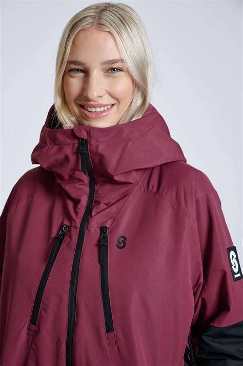 Lynx Ski Jacket Burgundy - Women's - Strobe
