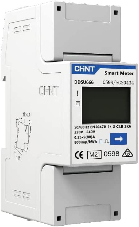 Buy Chint Rail-DIN Electric Meter with MID Certificate, Ideal for ...