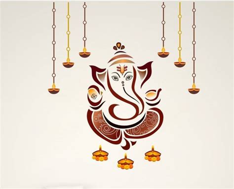 CRAFT STUDIO 75 cm Ganesha wall sticker ganpati ji malticolor Self ...