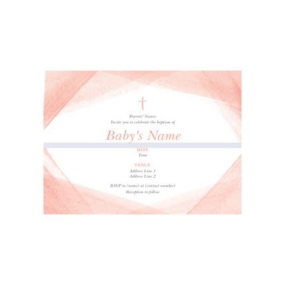 Religious Invitations | Baptism & Christening Invitation Templates ...