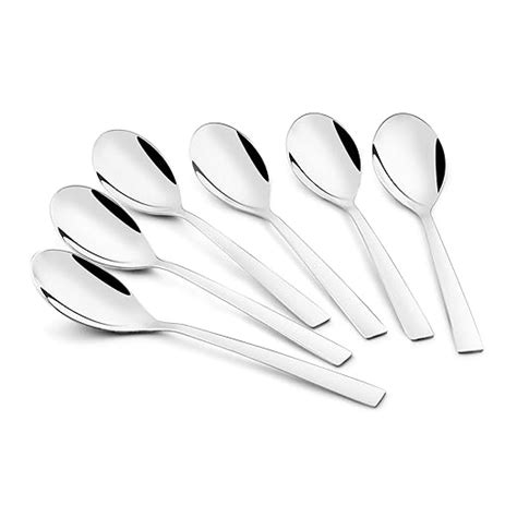Buy Montavo By Fns Trendz Stainless Steel Dinner Spoon (Set Of 6) For ...