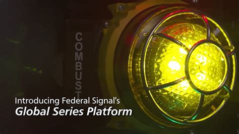 Global Series Signal Platform - Amplified Speaker | Federal Signal