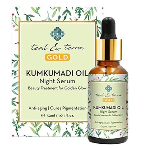 Teal & Terra Kumkumadi Face Oil For Glowing Skin | Night Serum For Face ...