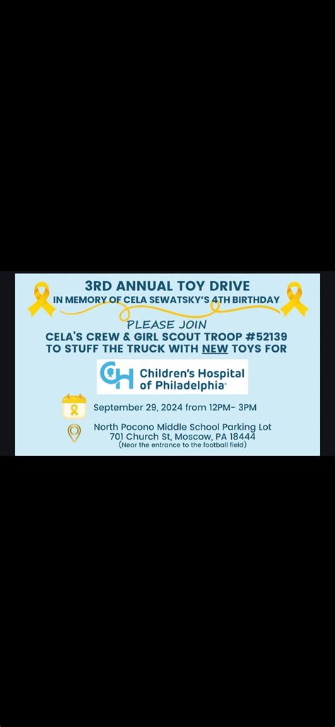 3rd Annual Toy Drive In Memory of Cela Sewatskys 4th Birthday , 701 ...