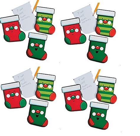 (24) CHRISTMAS Jolly Stocking Note Pads ~ Two Dozen Assorted Cheerfull ...