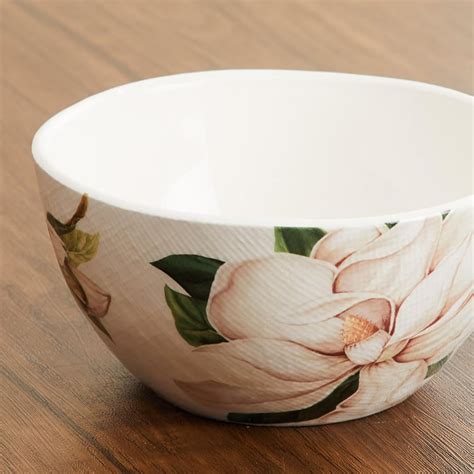 Buy Alora Ironstone Floral Printed Cereal Bowl - 750ml from Home Centre ...