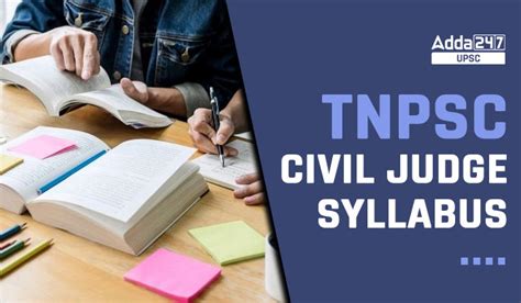 TNPSC Civil Judge Syllabus 2024, Prelims and Mains Download PDF