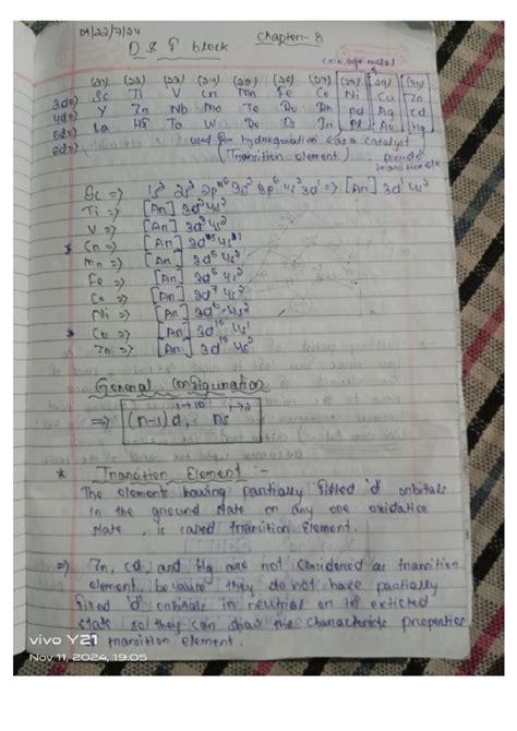 F and d block..half notes - D G block 8 coin age metal (ay) (22) (23) (26) (27) (29) Ti V Fe (29 ...