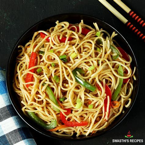 Veg Hakka Noodles With Spaghetti at Deloris Colvin blog