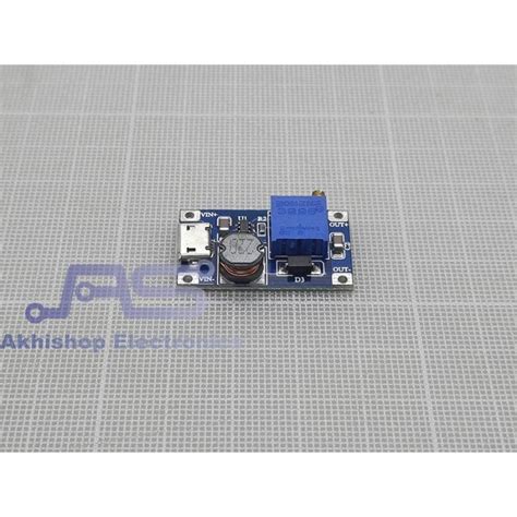 Jual MT3608 Micro USB DC-DC Step Up Power Module Booster Converter 2A ...