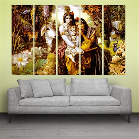 KYARA ARTS Multiple Frames, Beautiful Radha Krishna Wall Painting for ...