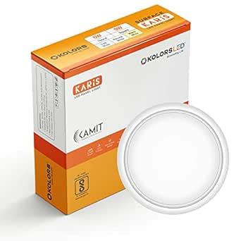 KOLORS 9W, Round, Warm White | Surface LED Panel Light for Ceiling ...