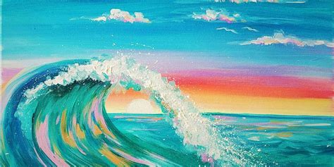 Colorful Wave - Paint and Sip by Classpop!™, Pinot's Palette Federal ...