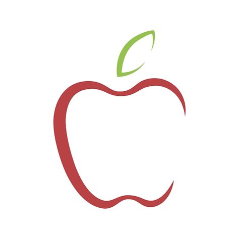 Sharp apple fruit logo | Free Vector