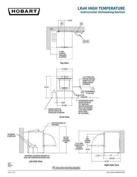 Hobart Commercial Dishwasher Parts Diagram Guide
