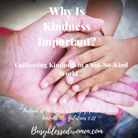 Why is Kindness Important?
