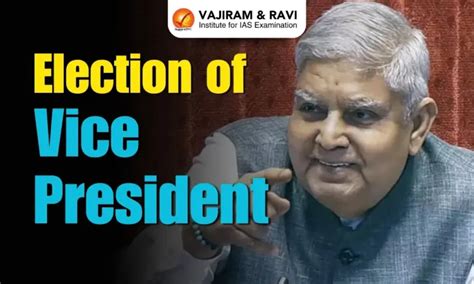 Election of Vice President of India, Electoral College, Latest News