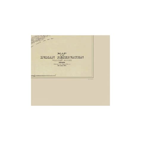 Historic State Map - Nevada Walker River Indian Reservation - Melroe 1 ...