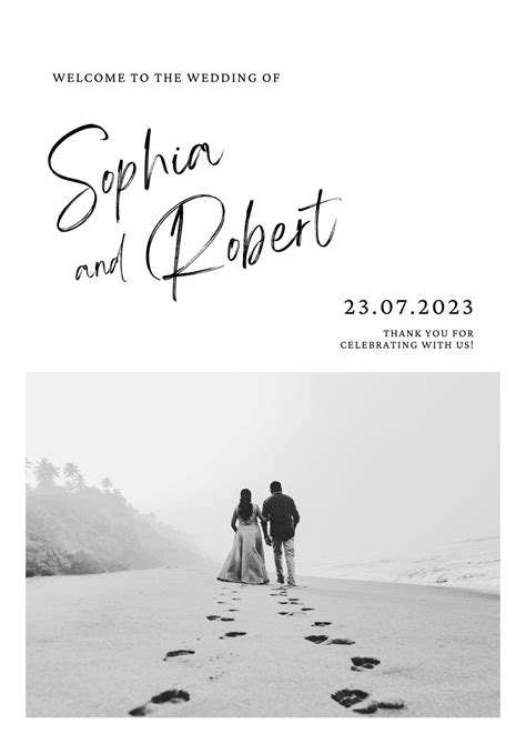 Wedding Poster Template Canva