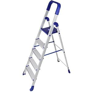 CIPLA PLAST 5 Step Ladder for Home Use | Aluminium Ladder | Ladder for ...