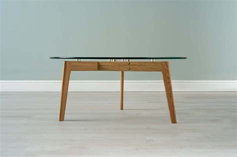 Round Glass Coffee Table - CLEARANCE – The Oak Bed Store