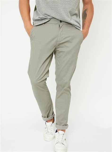 Buy Men Slim Fit Flexi Waist Chinos Online at just Rs. 1199.0 ...