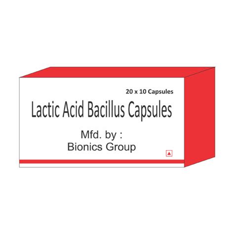 LACTIC ACID Capsules Bionics Herbals