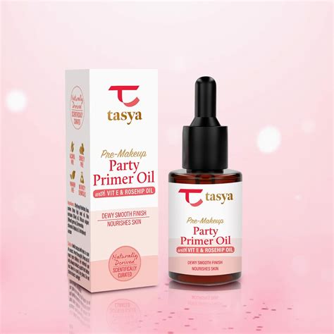 Buy Tasya Pre Makeup Oil Party Primer Oil Serum 30ml - with Vitamin E ...