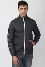 Buy Men Grey Solid Casual Jacket Online - 795827 | Van Heusen