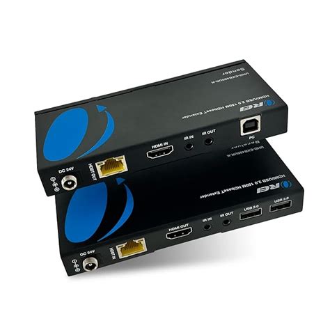 OREI 4K USB 2.0 HDMI Extender Over LAN HDBaseT PoC Single CAT5e/CAT6A ...