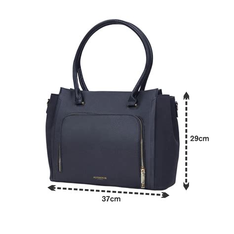Buy Black Multi Pocket Morgan Work Tote Bag - Accessorize India