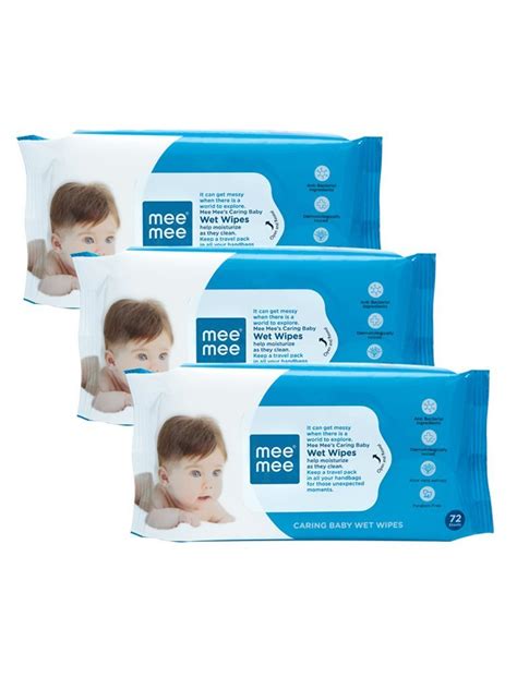 Mee Mee Baby Gentle Aloe Vera Wet Wipes (Pack of 3) – Stilento
