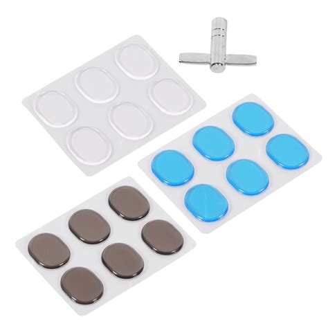 3 Sheets Silicone Mute Pad Drum Kit Soft Dampeners Replacement Sound ...