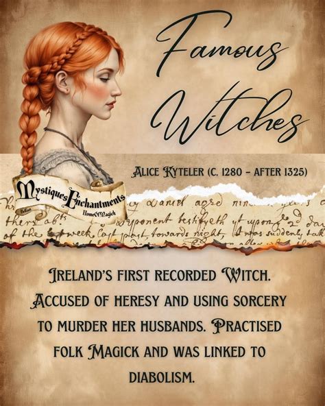 Beyond Folklore: A List Of Famous Witches Through History