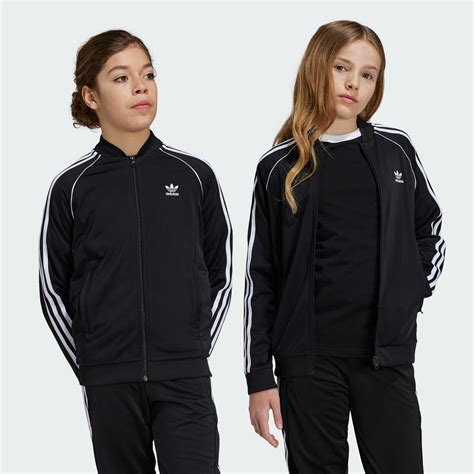 Kids Clothing - Adicolor SST Track Top Kids - Black | adidas Kuwait