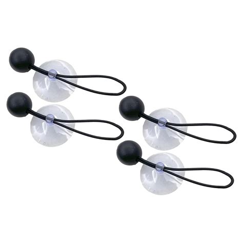 MARINE CITY Bungee Cord 2 Inches Suction Cup Boat Cover Tie Downs for ...
