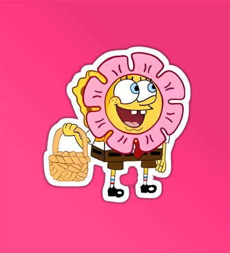 Happy Shopper Spongebob - Laptop & Mobile Stickers – Peeekaboo