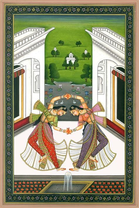 Exotic India When All Elements are in Harmony - Watercolor Painting On ...