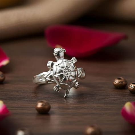 Tortoise Ring In Silver - Buy Tortoise Ring In Silver online at Best ...