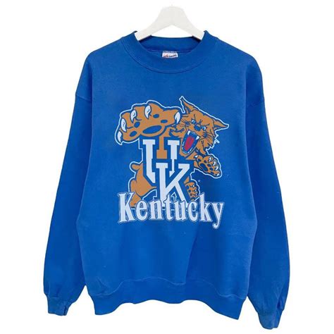 Vintage 90s Ncaa University Of Kentucky Wildcats Sweatshirt | Color ...