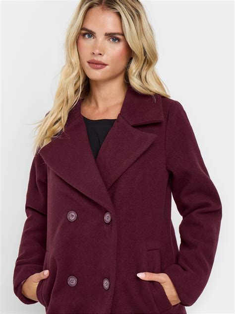 Buy M&Co Red Petite Relaxed Tailored Coat from the Next UK online shop