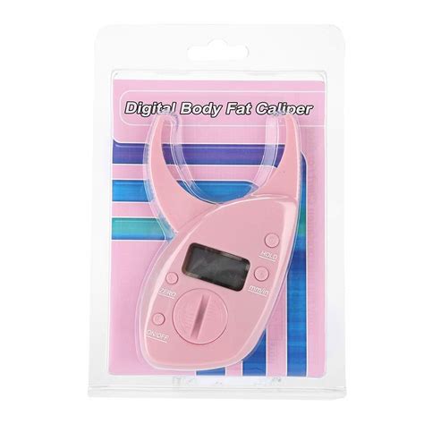Fat Measure Clipper, Pink Body Fat Caliper, Accurate 0-50mm Lightweight ...