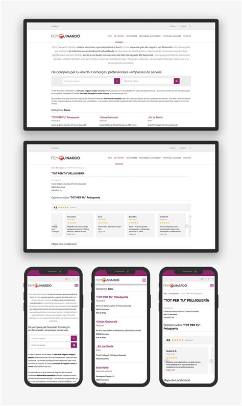 Página web Fem Guinardó - Dommia