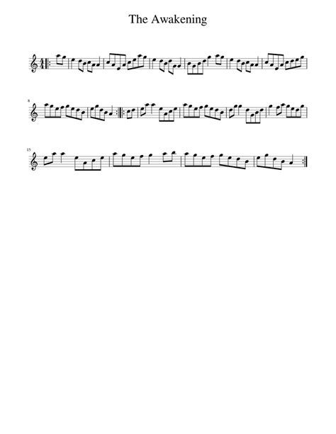 Image result for Awakening Piano Tutorial