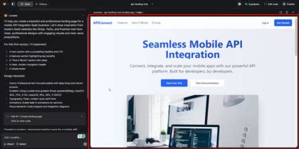 Lovable AI Tutorial 的图像结果