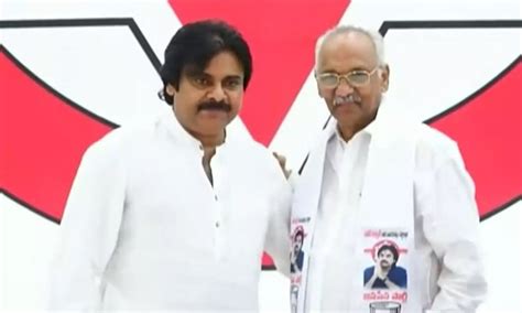 జనసేనలో చేరిన భీమవరం మాజీ ఎమ్మెల్యే | Former Bhimavaram MLA P ...