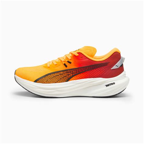 Deviate NITRO™ 3 Running Shoes Men | Sun Stream-Sunset Glow-PUMA White ...