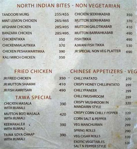 Menu at Jolly Rockers, Gurugram, Sector-56